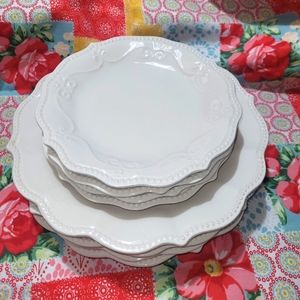 Pioneer woman dinner and salad plate set